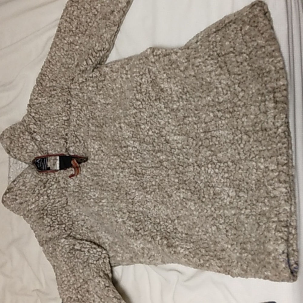 Paaza half zip teddy